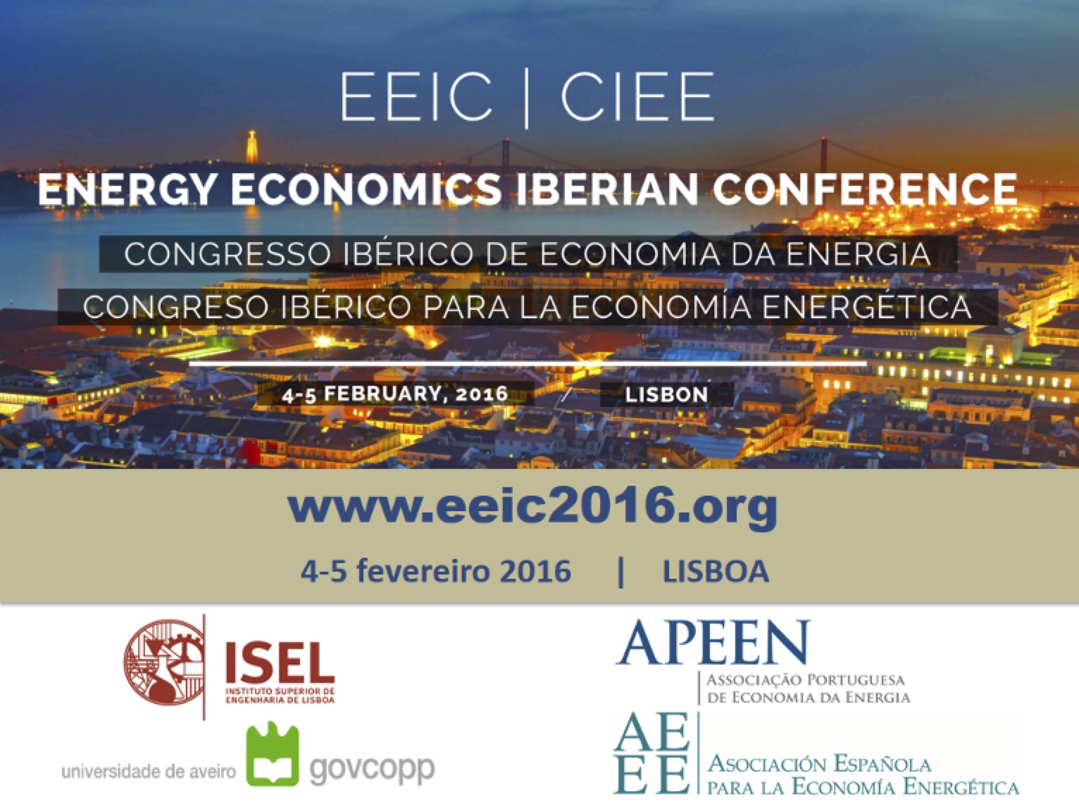 Congresso ibérico de economia de energia