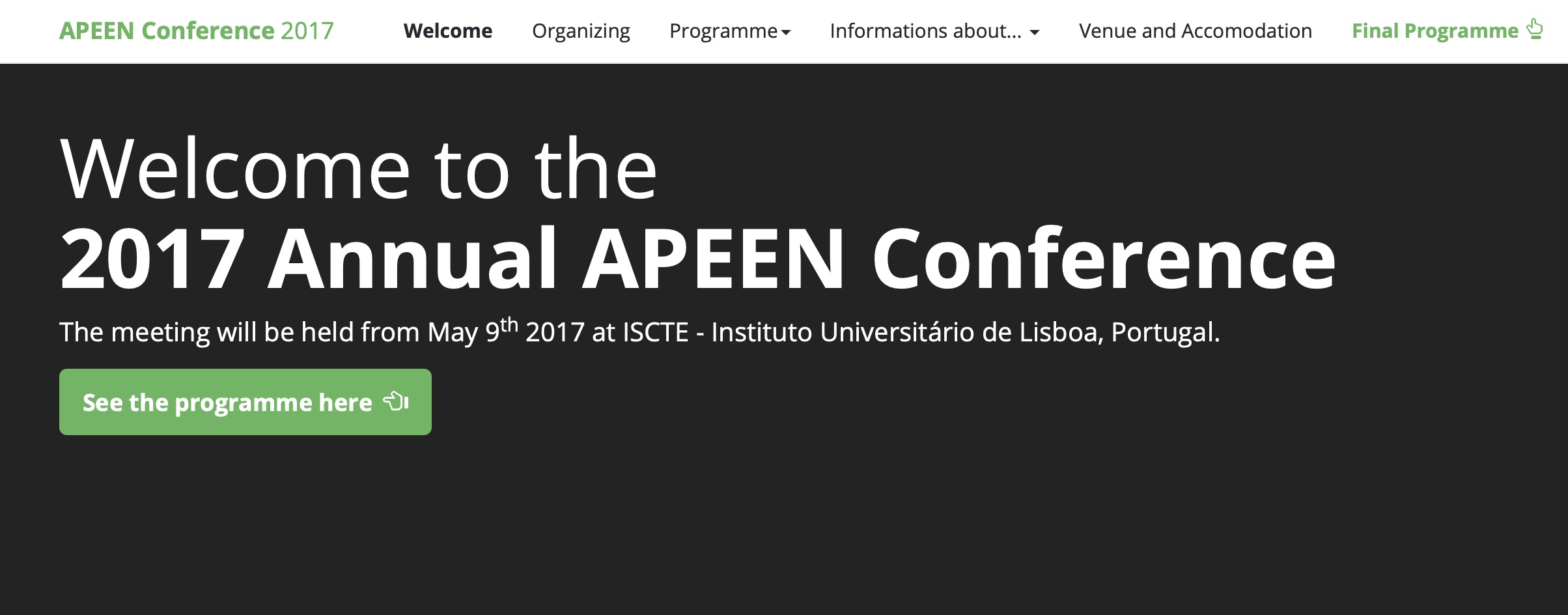 2017 Annual APEEN Conference